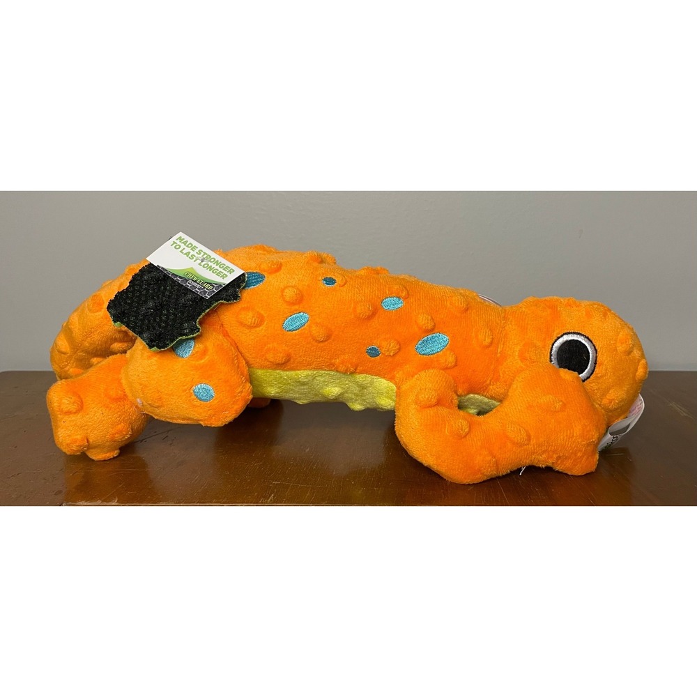 Godog Amphibianz Chew Guard Dog Toy Gecko, NWT